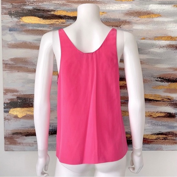 Bright pink Dianne vonfurstenberg silk blouse - Picture 3 of 10